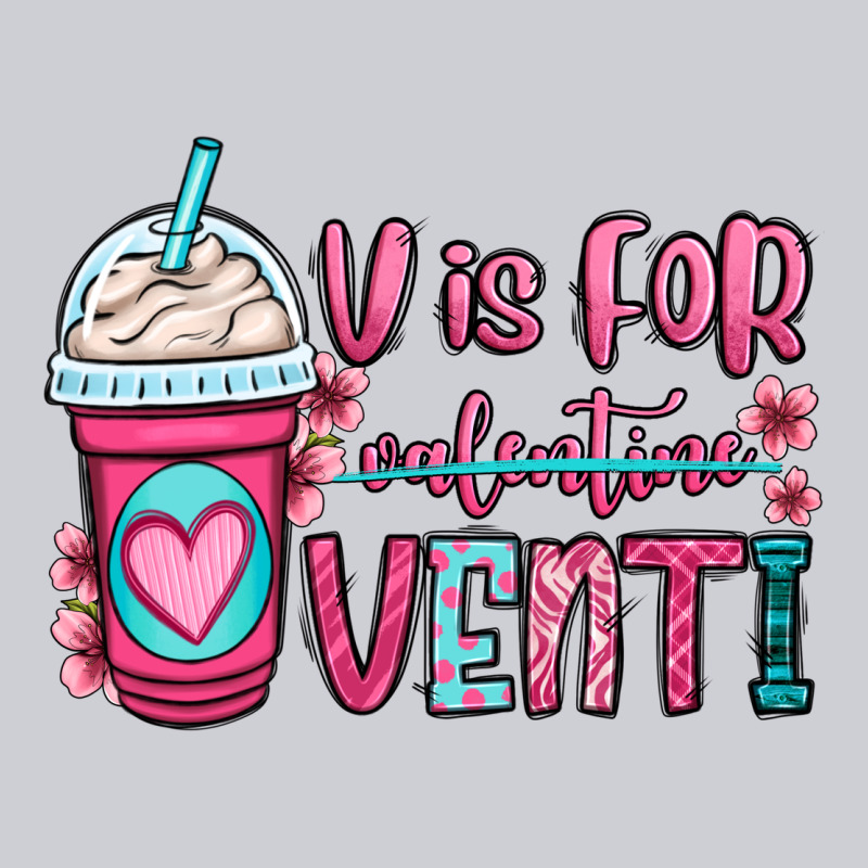 V Is For Valentine Venti Coffee Cup Classic Tee by OliviaCreatesArt | Teevron