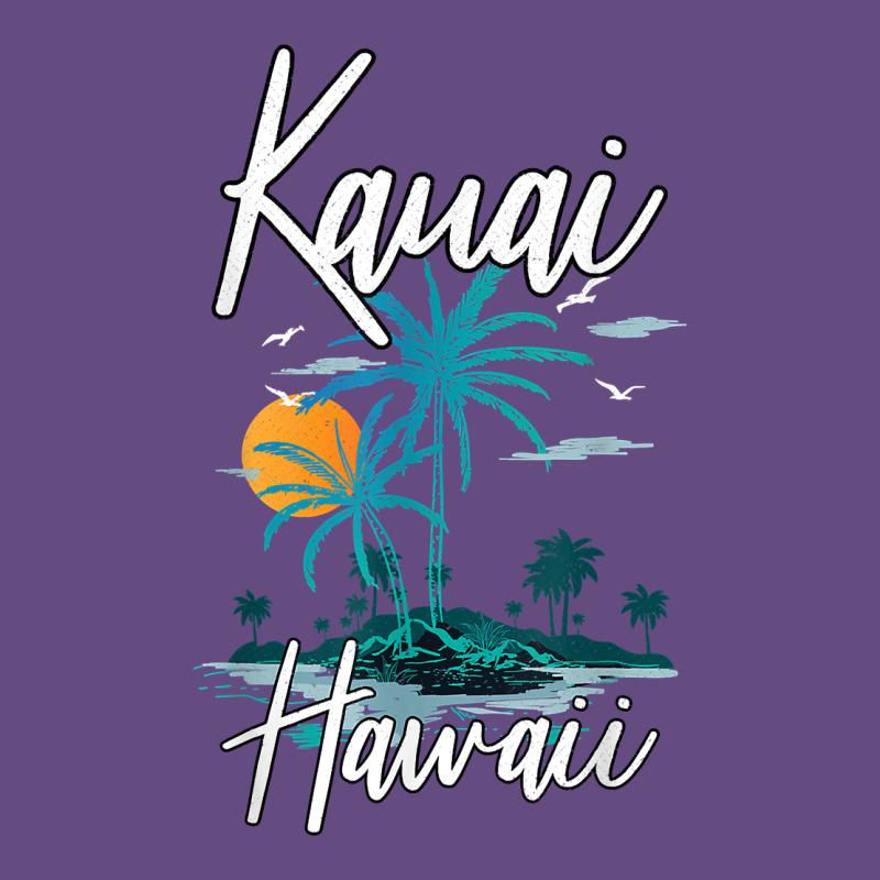 Family Vacation Retro Sunset Hawaii Kauai T Shirt Vintage Hoodie by linhVisuals | Teevron