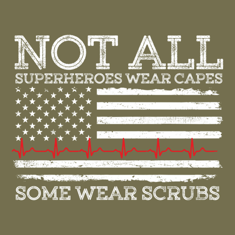 Nurses Not All Superheroes Wear Caps Some Wear Scrubs Nurse Supportive Vintage Hoodie by linhVisuals | Teevron