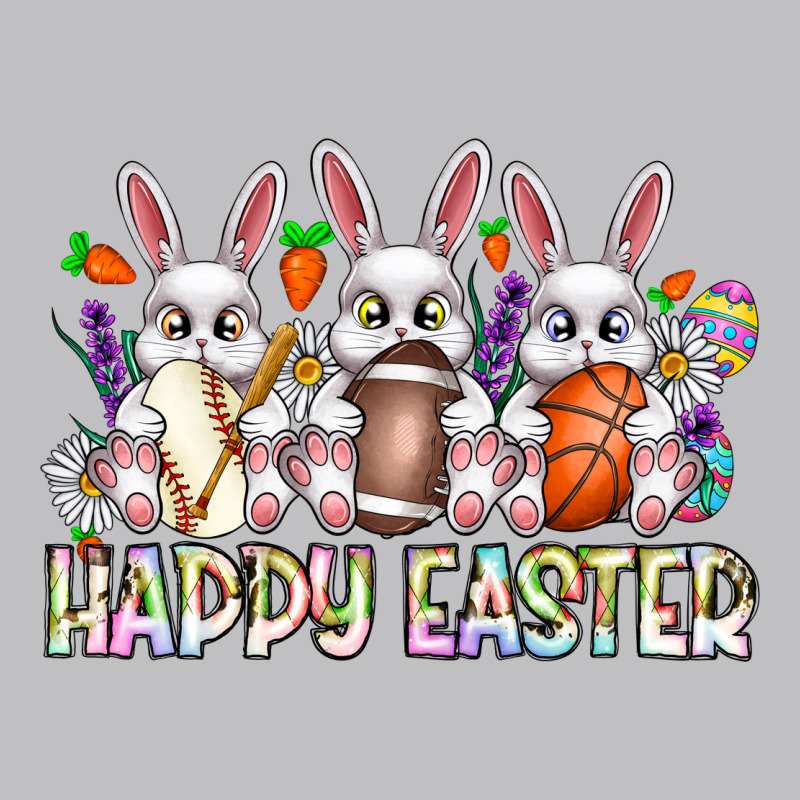 Happy Easter Spot Rabbit Long Sleeve Tee by CowhideDigitalArt | Teevron