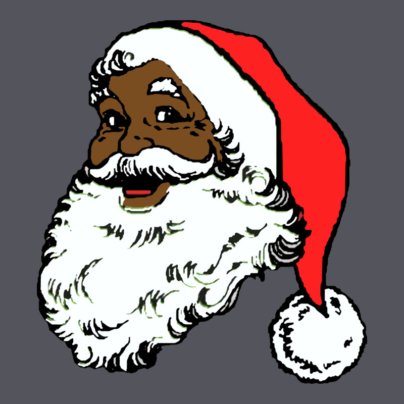 Black Santa Claus Christmas Vintage Hoodie by linhVisuals | Teevron