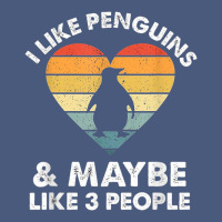 I Like Penguins And 3 People Vintage Vintage Hoodie | Teevron
