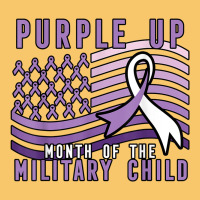 Purple Up Month Of The Military Child Vintage Hoodie | Teevron