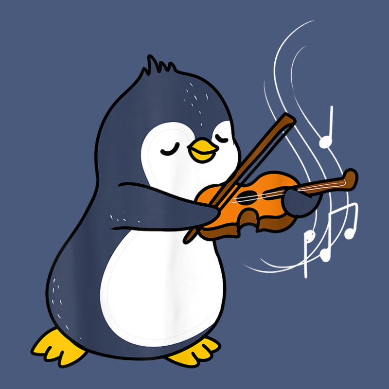 Penguin Playing Violin Animal Vintage Hoodie by linhVisuals | Teevron