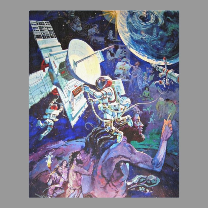 Spaceship Earth Mural Vintage Hoodie by linhVisuals | Teevron