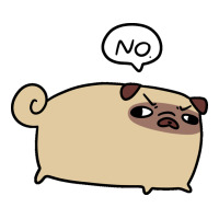 no pug | Teevron