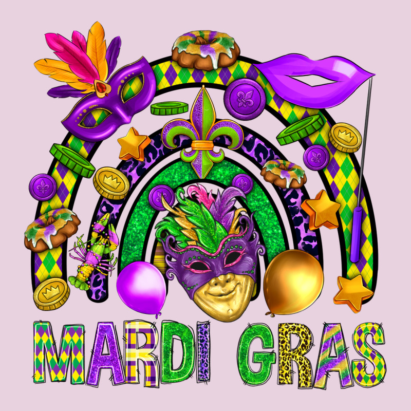 Mardi Gras Rainbow Ladies Tee by BundleAndBundleShop | Teevron