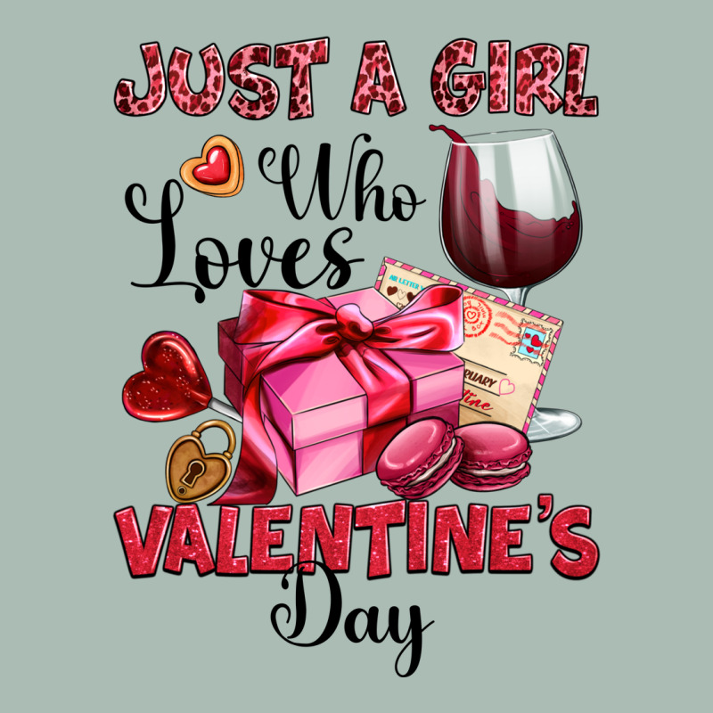 Just A Girl Who Loves Valentine's Day Classic Tee by OliviaCreatesArt | Teevron