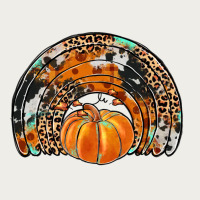 Western Pumpkin Fall Rainbow Zipper Hoodie | Teevron
