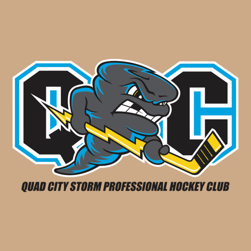 Quad City Storm Vintage Hoodie by linhVisuals | Teevron