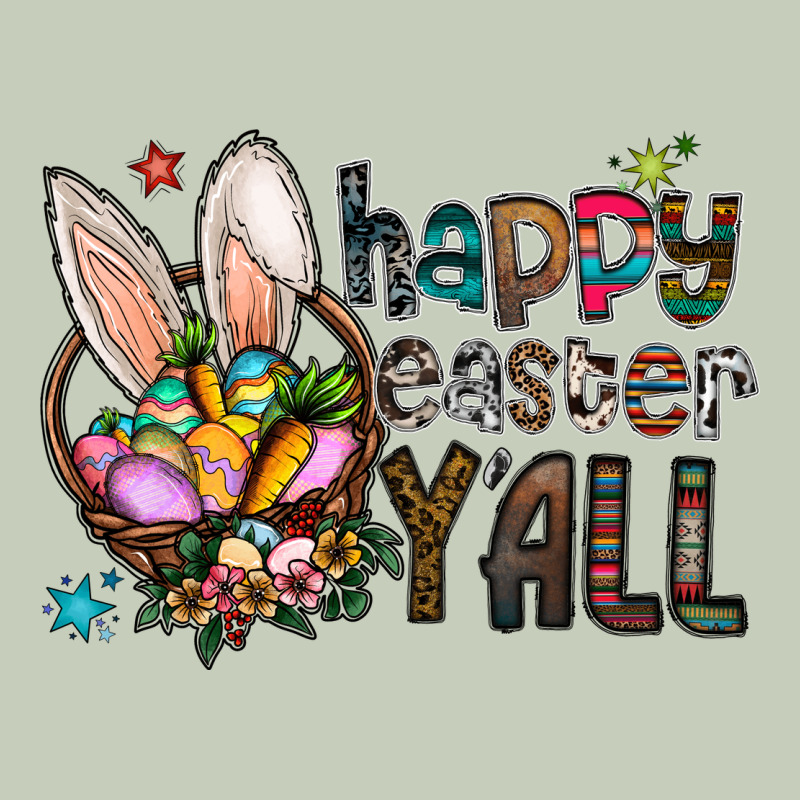 Happy Easter Y'all Long Sleeve Tee by CowhideDigitalArt | Teevron