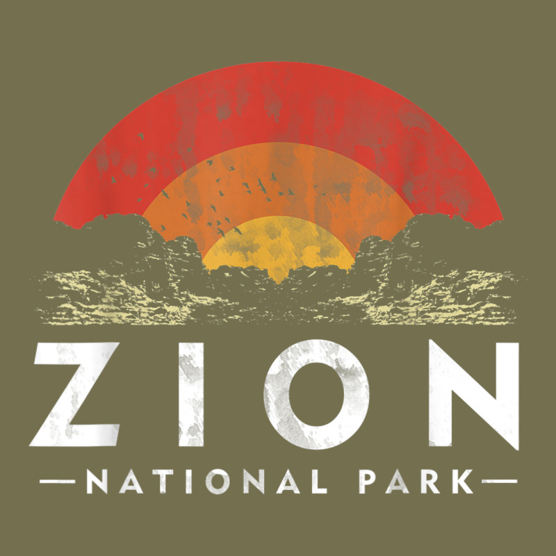 Retro Zion National Park Us Vintage Utah Adventure Hiking Vintage Hoodie by linhVisuals | Teevron