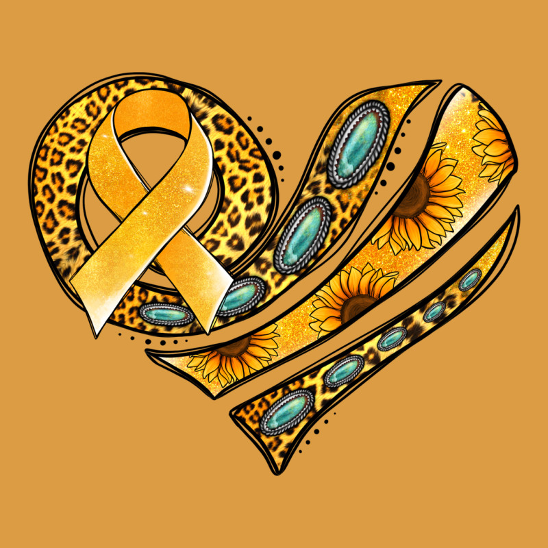 Childhood Cancer Awareness Heart Urban Heavy Tee by Jasminsmagicworld | Teevron