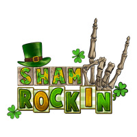 Sham rockin skeleton hand St. Patrick's | Teevron