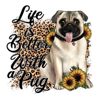 Life Is Better With A Pug Zipper Hoodie | Teevron