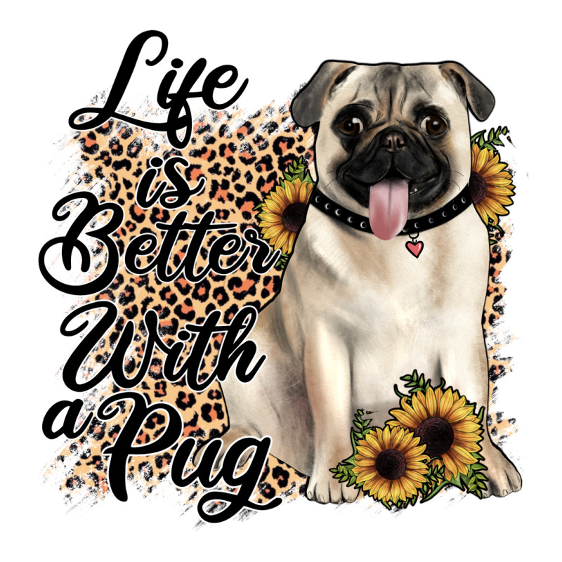 Life Is Better With A Pug Zipper Hoodie by JahusDesignShop | Teevron