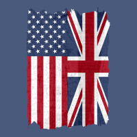 United States With United Kingdom Flag Mix Us And Uk Union Jack Vintage Hoodie | Teevron