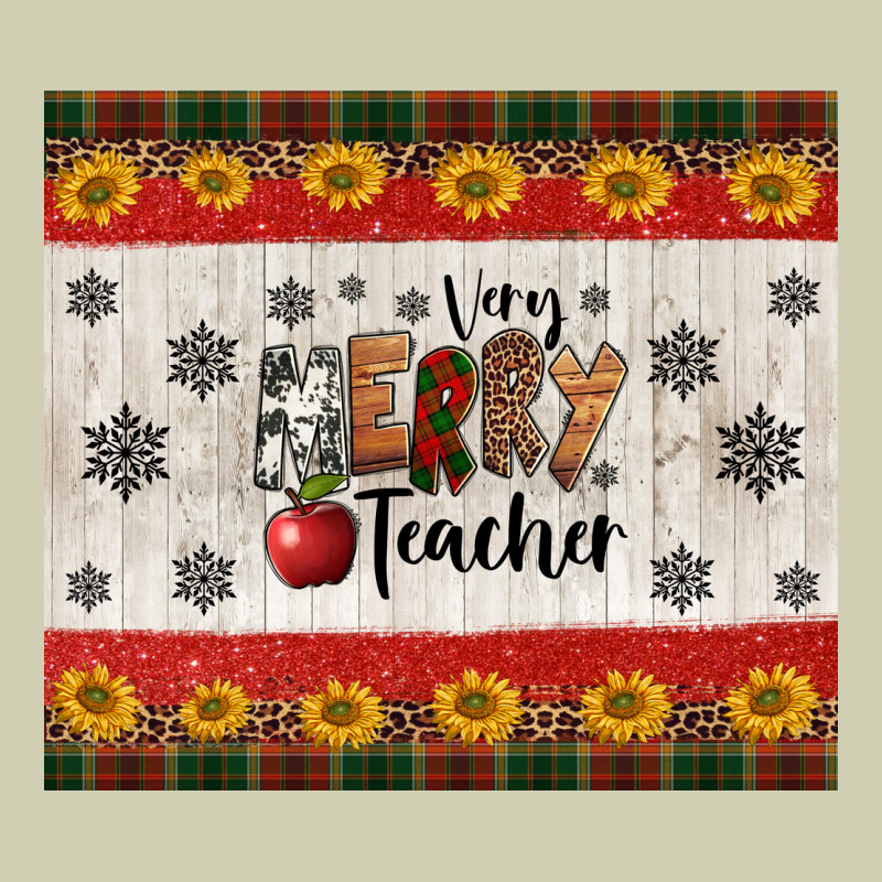 Very Merry Teacher Heavy Core Tee by Jasminsmagicworld | Teevron