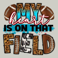 My Heart Is On That Field Football Heavyweight Hoodie | Teevron