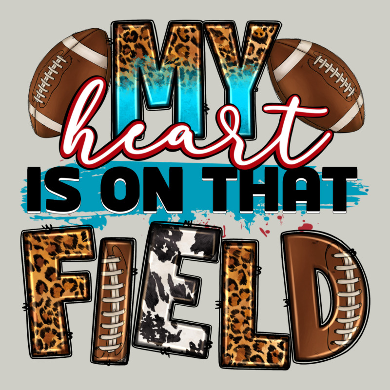 My Heart Is On That Field Football Heavyweight Hoodie by RanaPortraitStore | Teevron