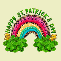 Happy St. Patrick's Day Rainbow And Shamrock Urban Hoodie | Teevron