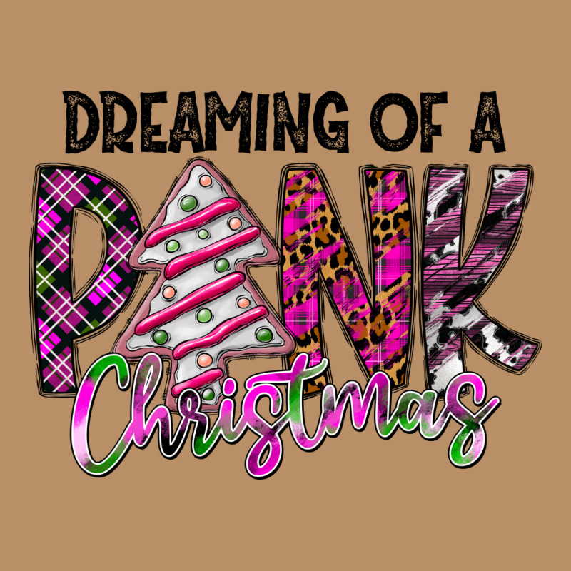 Dreaming Of A Pink Christmas Vintage Hoodie by CowhideDigitalArt | Teevron