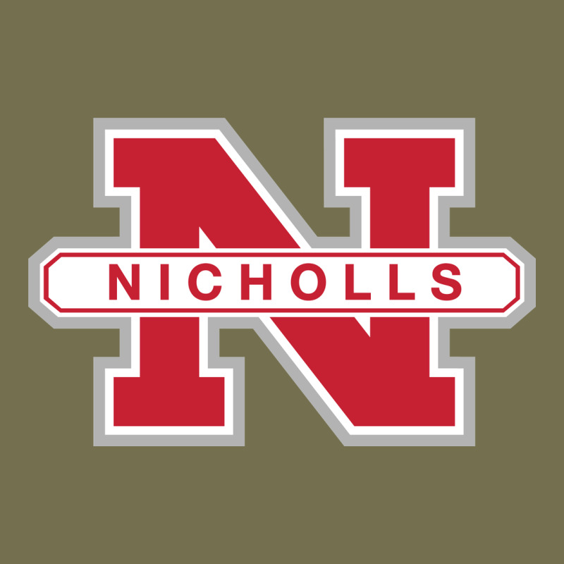 Nicholls State Colonels Wordmark Vintage Hoodie by linhVisuals | Teevron