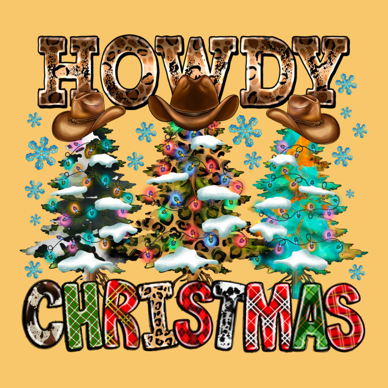 Howdy Christmas Vintage Hoodie by CowhideDigitalArt | Teevron