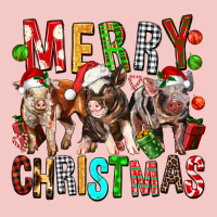 Merry Christmas Pigs Urban Heavy Tee | Teevron