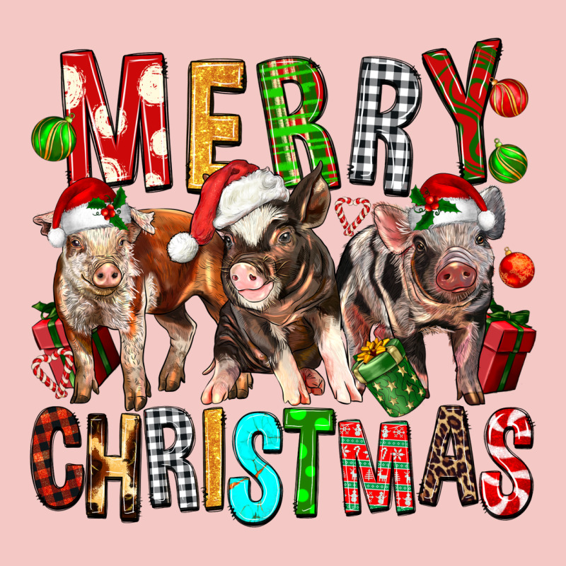 Merry Christmas Pigs Urban Heavy Tee by FaDigitalArtStudio | Teevron