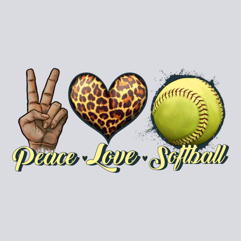 Peace Love Softball Zipper Hoodie by JahusDesignShop | Teevron
