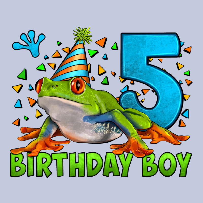 Birthday Boy Frog Age 5 Long Sleeve Tee by LillyAllenDesigns | Teevron