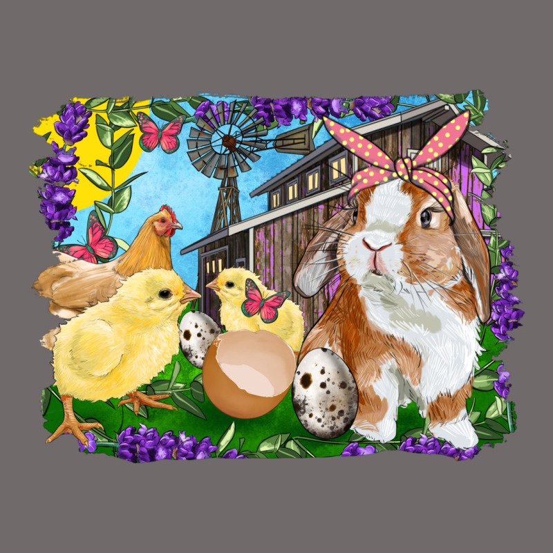 Easter Farm Chicks And Bunny Urban Heavy Tee by RanaPortraitStore | Teevron