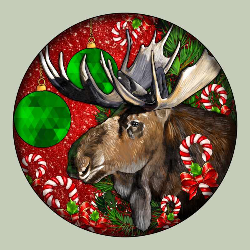 Moose Buck Deer Christmas Long Sleeve Tee by LillyAllenDesigns | Teevron