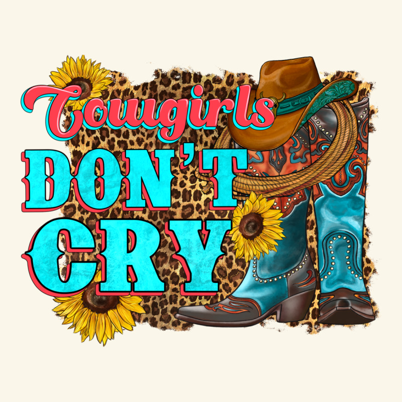 Cowgirls Don't Crty Boots Hat Sunflowers Premium Hoodie by Artiststas | Teevron