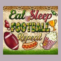 Eat Sleep Football Repeat Tumbler Vintage Tee | Teevron
