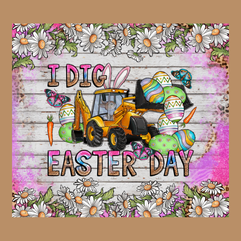 I Dig Easter Day Vintage Hoodie by CowhideDigitalArt | Teevron