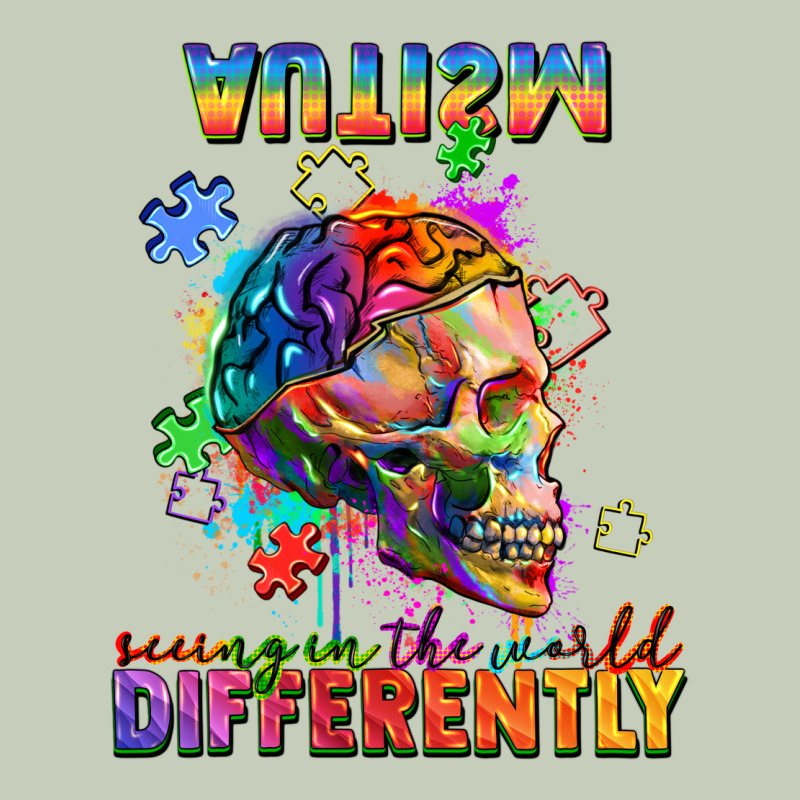 Autism Seeing In The World Differently Ladies Tee by FaDigitalArtStudio | Teevron