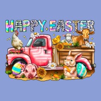 Happy Easter Animal Farm Truck Long Sleeve Tee | Teevron