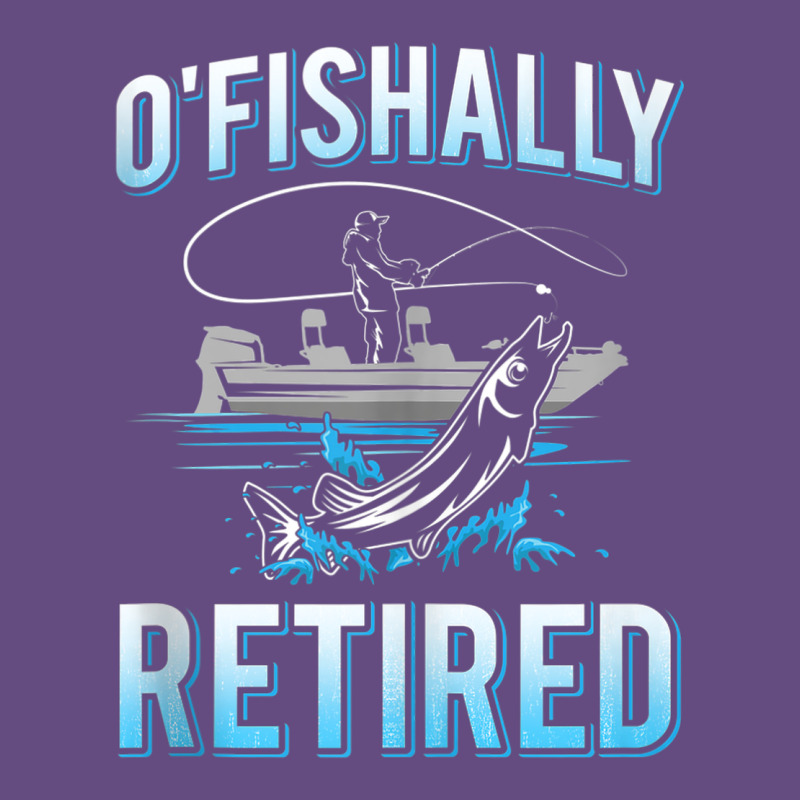 Ofishally Retired Fishing Men Vintage Hoodie by linhVisuals | Teevron