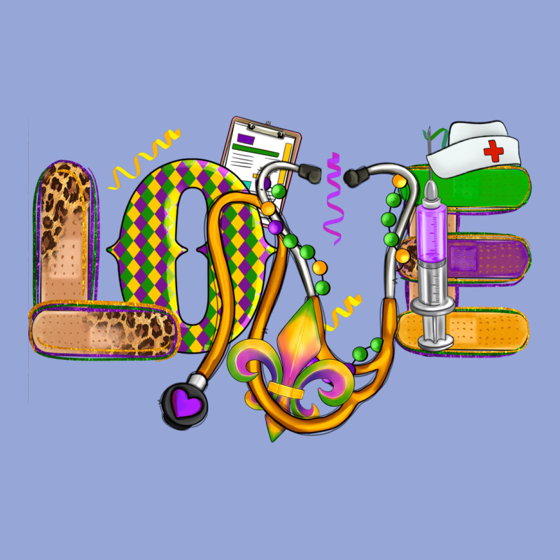 Love Nurse Mardi Gras Classic Tee by OliviaCreatesArt | Teevron