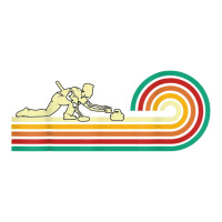 curler sliding curling stone retro curling | Teevron