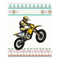 christmas motorcycle motocross braap dirt bike xmas | Teevron