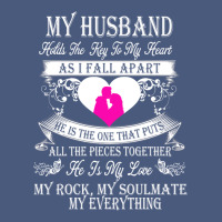 My Husband Holds The Key To My Heart Vintage Hoodie | Teevron