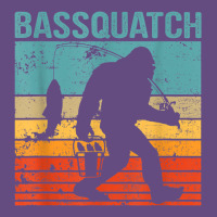 Bassquatch! Funny Bigfoot Fishing Outdoor Retro Vintage Hoodie | Teevron