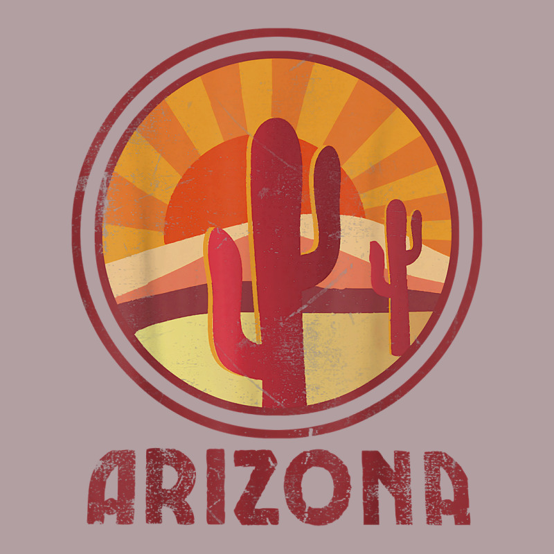 Arizona Cactus Sunset Scene Graphic T Shirt Vintage Hoodie by linhVisuals | Teevron