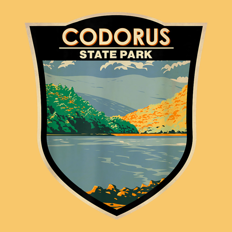 Codorus State Park Pennsylvania Badge Vintage Vintage Hoodie by linhVisuals | Teevron