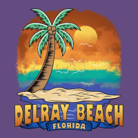 Delray Beach Florida  Vintage Distressed Souvenir Long Sleeve T Shirt Vintage Hoodie | Teevron