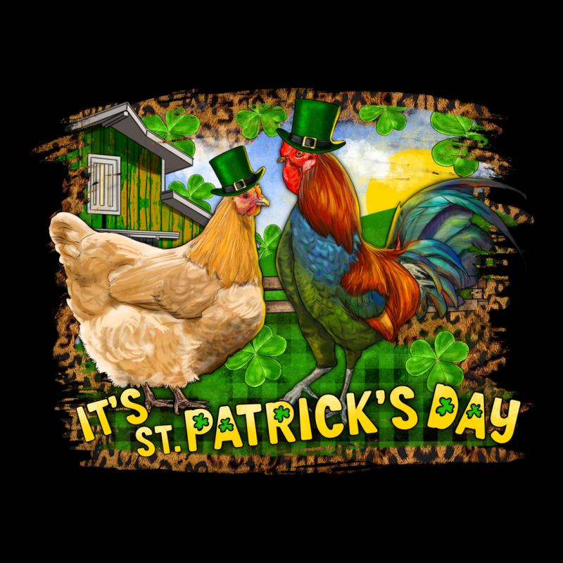 It's St. Patrick's Day Rooster And Chicken Urban Hoodie by RanaPortraitStore | Teevron