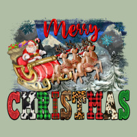 Merry Christmas Santa Sleigh Urban Heavy Tee | Teevron